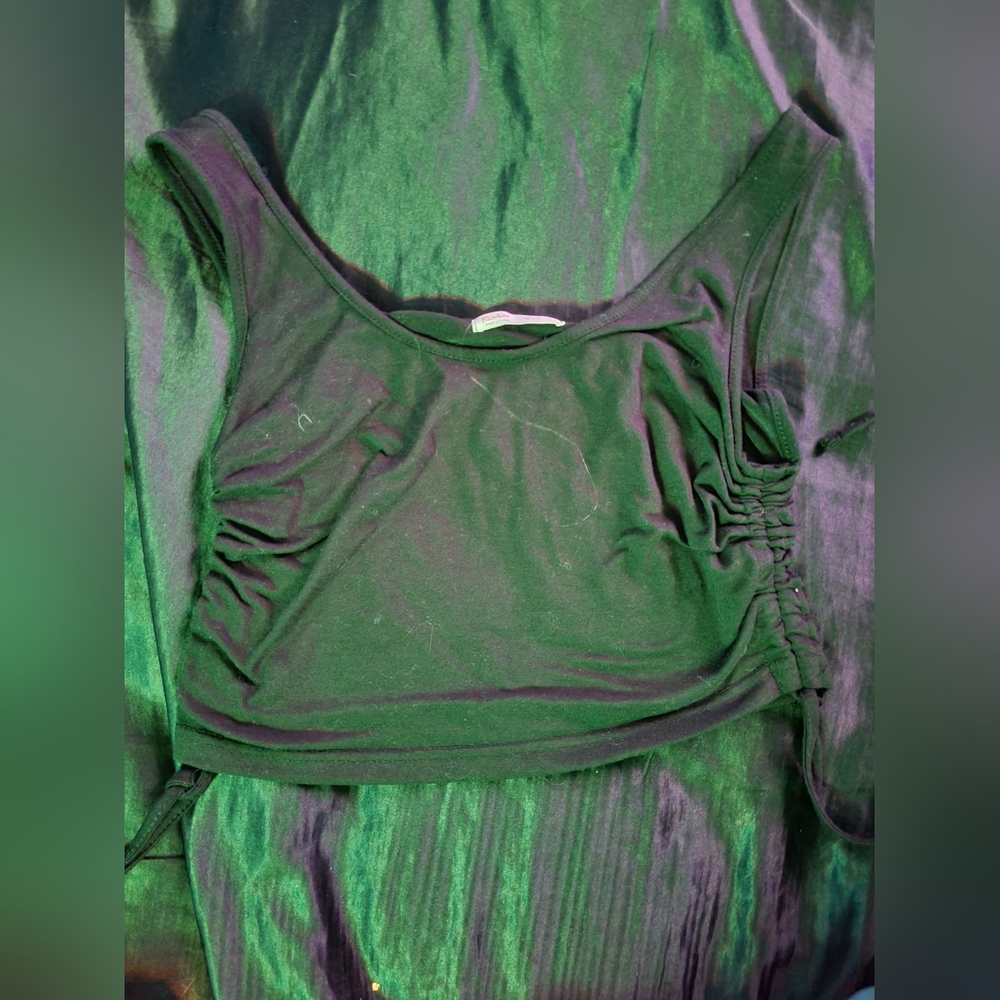 Black side drawstring